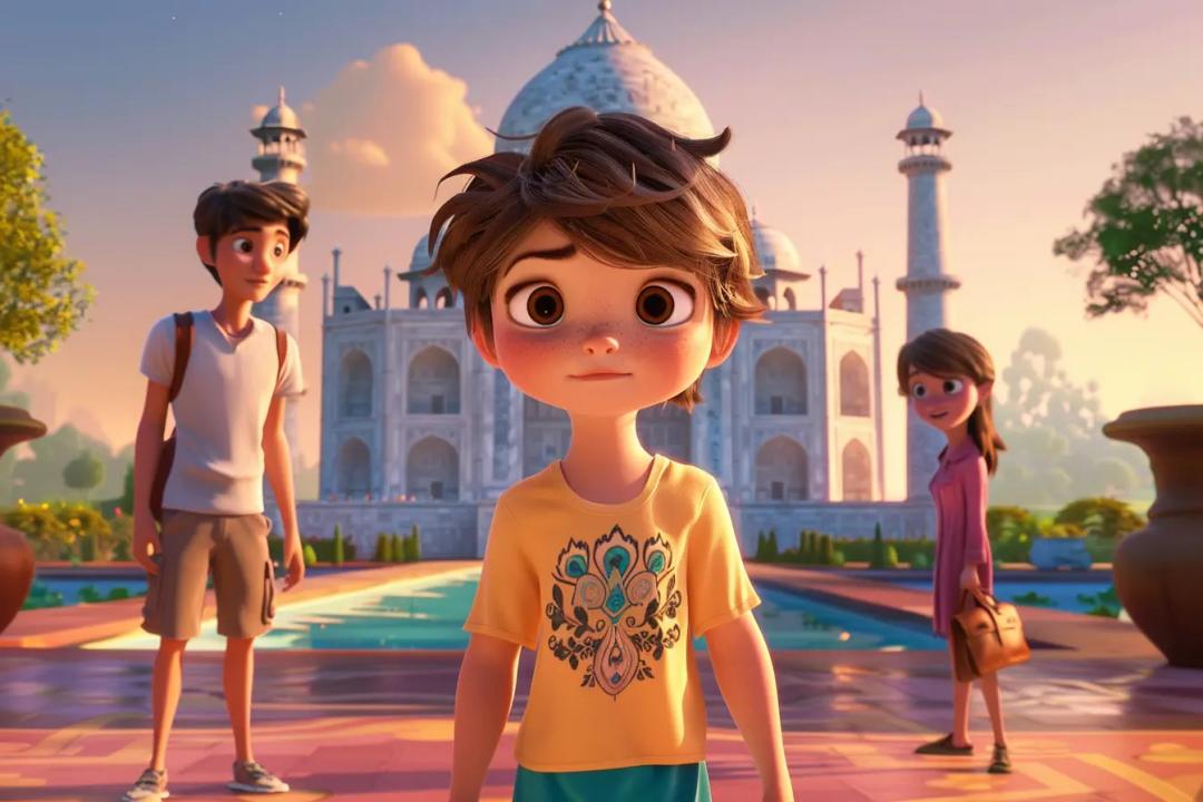 Vikash's Adventure at the Taj Mahal