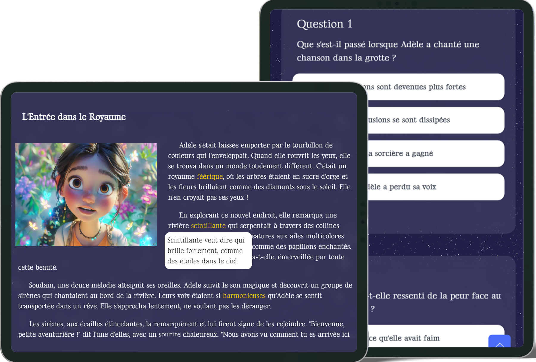 Mockup tablette Adèle