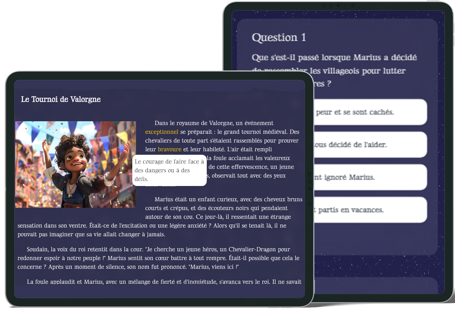 Mockup tablette Marius
